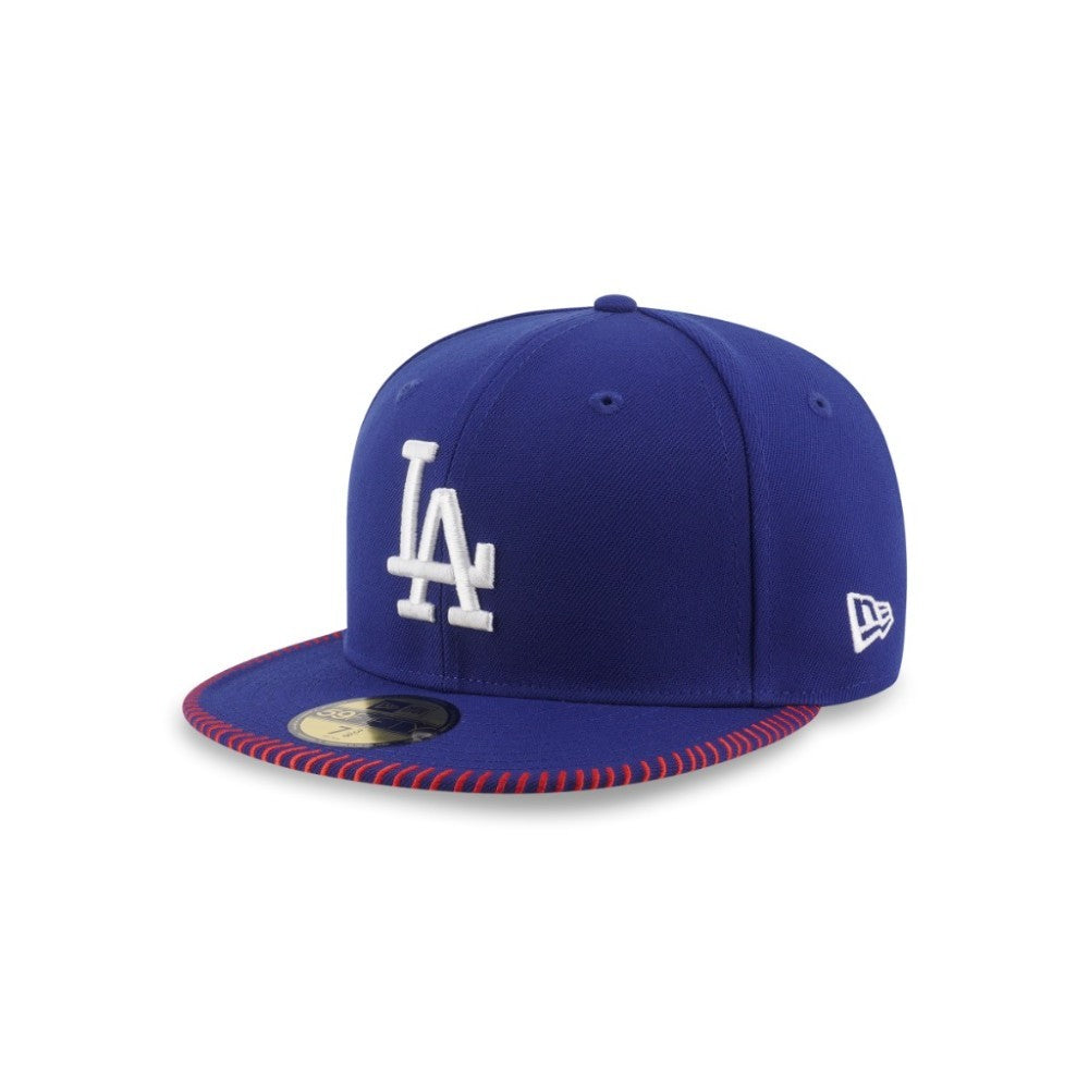 หมวกแก๊ป New Era รุ่น 59Fifty Pack - Baseball Stitching Los Angeles Dodgers Dark Royal 59Fifty Cap