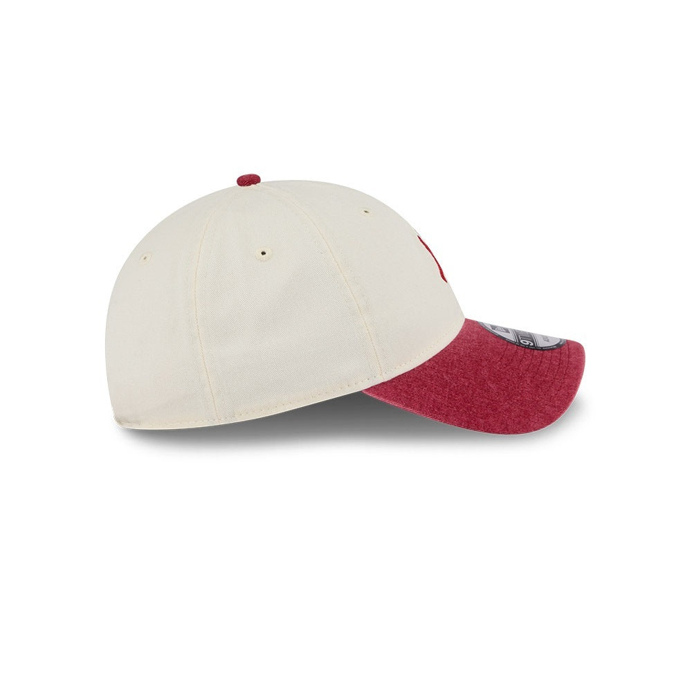 หมวกแก๊ป New Era รุ่น New York Yankees 2-Tone Red Visor Snow Wash Stone 9Twenty Cap