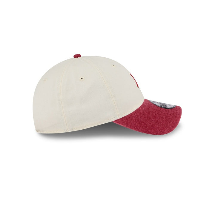 หมวกแก๊ป New Era รุ่น New York Yankees 2-Tone Red Visor Snow Wash Stone 9Twenty Cap