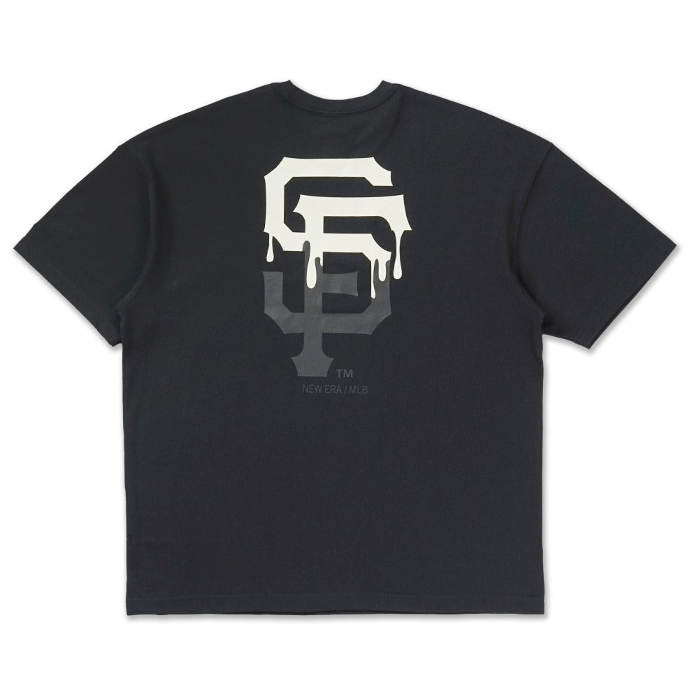 เสื้อโอเวอร์ไซส์ New Era รุ่น San Francisco Giants Glow In The Dark Black Oversized Short Sleeve T-Shirt