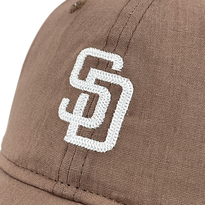 หมวกแก๊ป New Era รุ่น San Diego Padres Cotton Linen Brown 9Twenty Cap