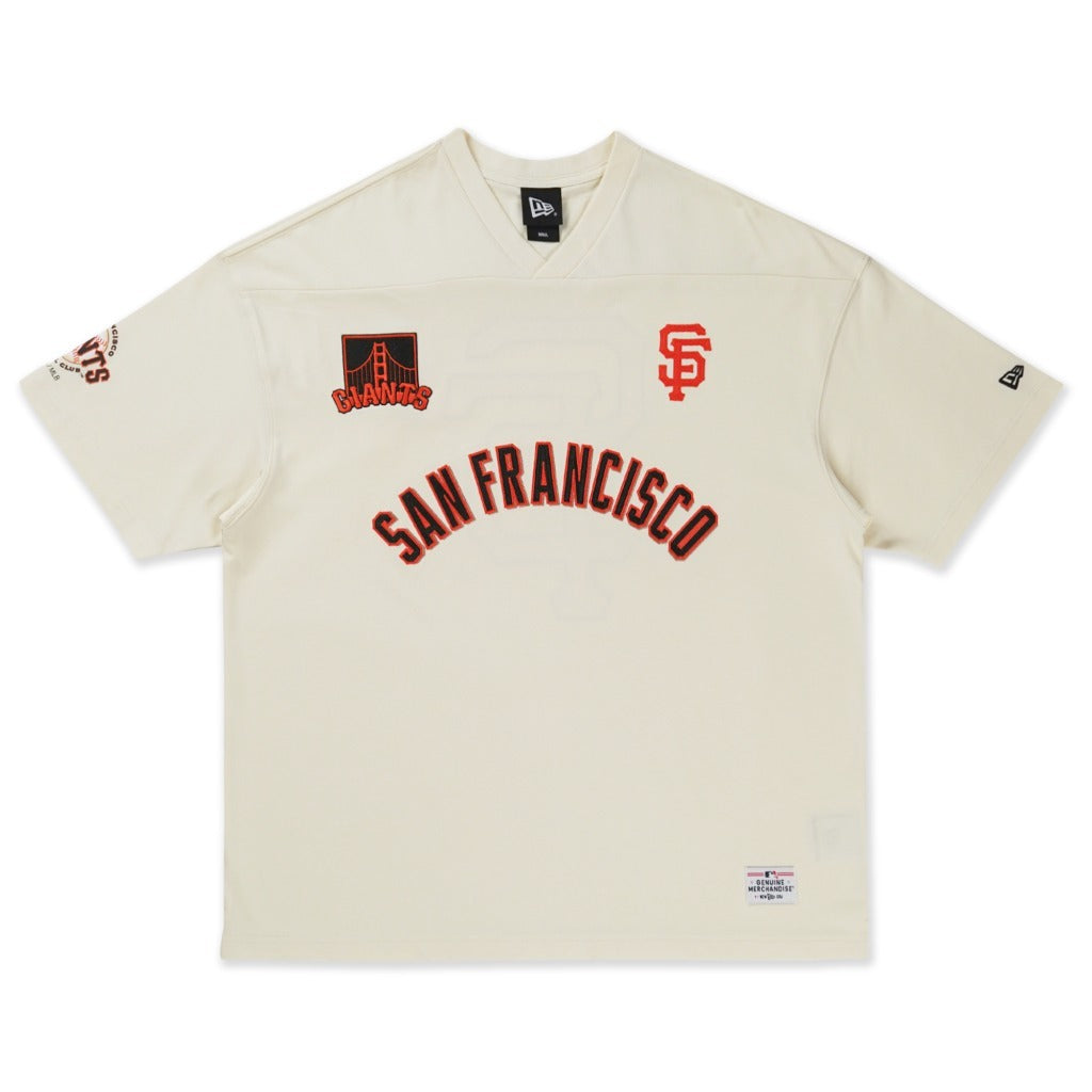 เสื้อเจอร์ซีย์ New Era รุ่น San Francisco Giants Ne Fan Fam Chrome White Short Sleeve Jersey