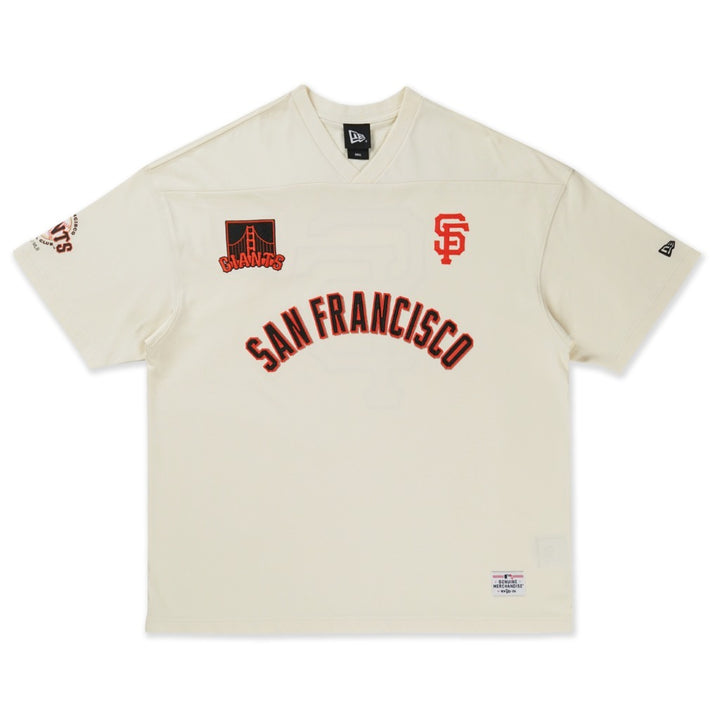 เสื้อเจอร์ซีย์ New Era รุ่น San Francisco Giants Ne Fan Fam Chrome White Short Sleeve Jersey