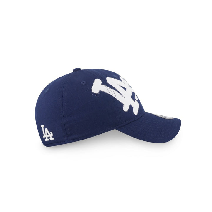 หมวกแก๊ป New Era รุ่น Los Angeles Dodgers Spray Paint Oceanside Blue 9Forty Unst Cap