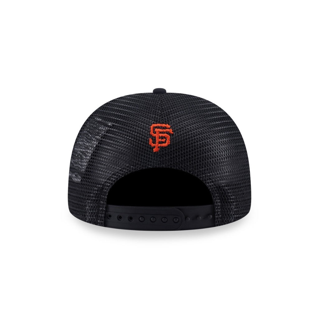 หมวกแก๊ป New Era รุ่น San Francisco Giants Shattered Logo Black 9Forty A-Frame Trucker Cap