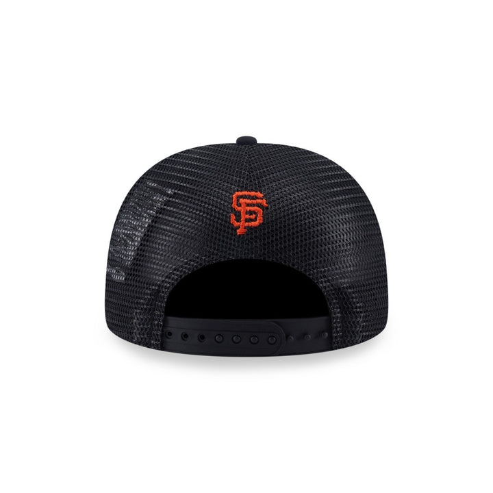 หมวกแก๊ป New Era รุ่น San Francisco Giants Shattered Logo Black 9Forty A-Frame Trucker Cap