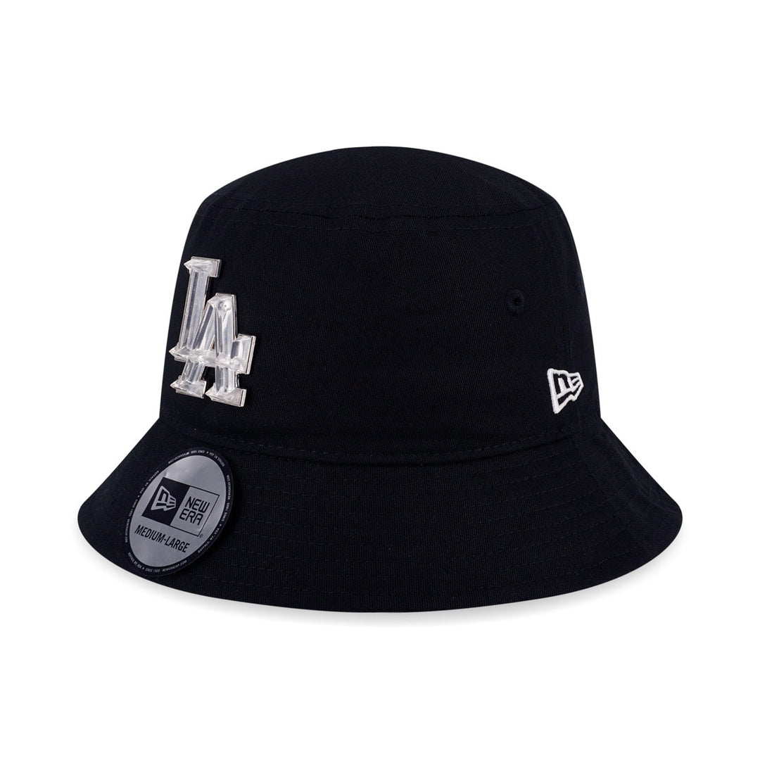 LOS ANGELES DODGERS MY VALENTINES - CRYSTAL BADGE BLACK BUCKET 01