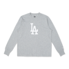 เสื้อยืดแขนยาว MLB ESSENTIAL LOS ANGELES DODGERS HEATHER GRAY LONG SLEEVES T-SHIRT