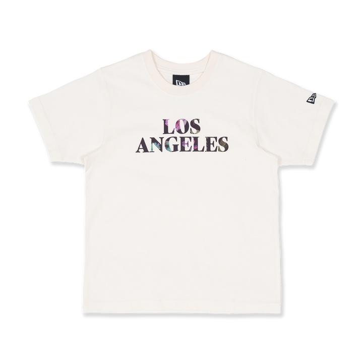 เสื้อยืด WOMEN SHORT SLEEVE TEE FLORAL IVORY