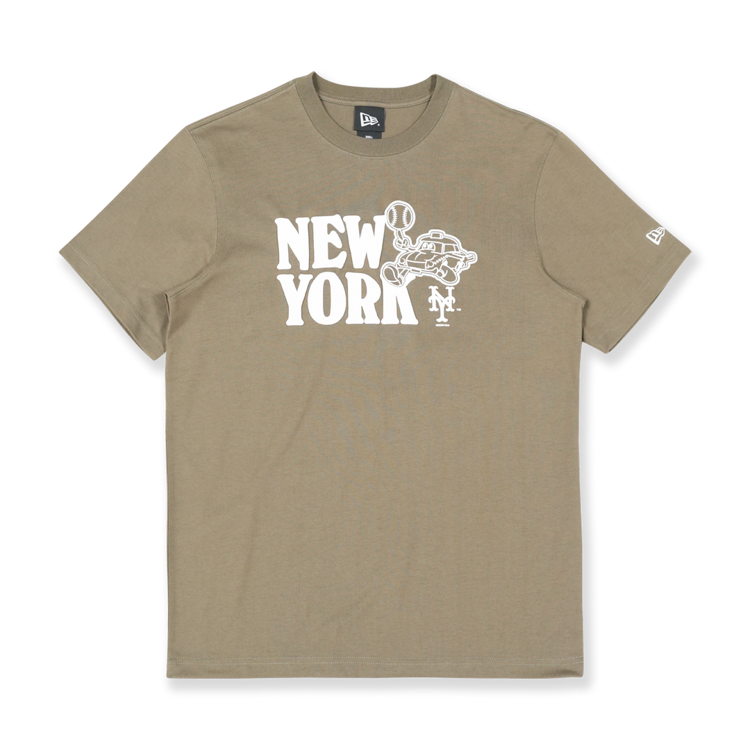 เสื้อยืด NEW YORK METS CITY VIBE-NY CARTOON MOSS SHORT SLEEVES T-SHIRT