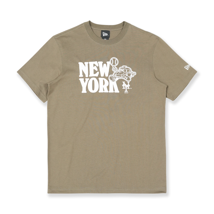 เสื้อยืด NEW YORK METS CITY VIBE-NY CARTOON MOSS SHORT SLEEVES T-SHIRT